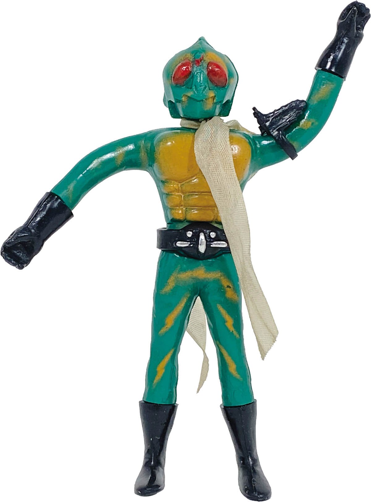 ポピー 仮面ライダーアマゾン ソフビ マイティポーズ 現状品 - 特撮