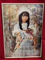 日向坂46 上村ひなの 直筆 サイン入り B2 ポスター ひな図書 直筆サイン入り】日向坂46 上村ひなの 日向坂46ふしぎな図書室ポスター