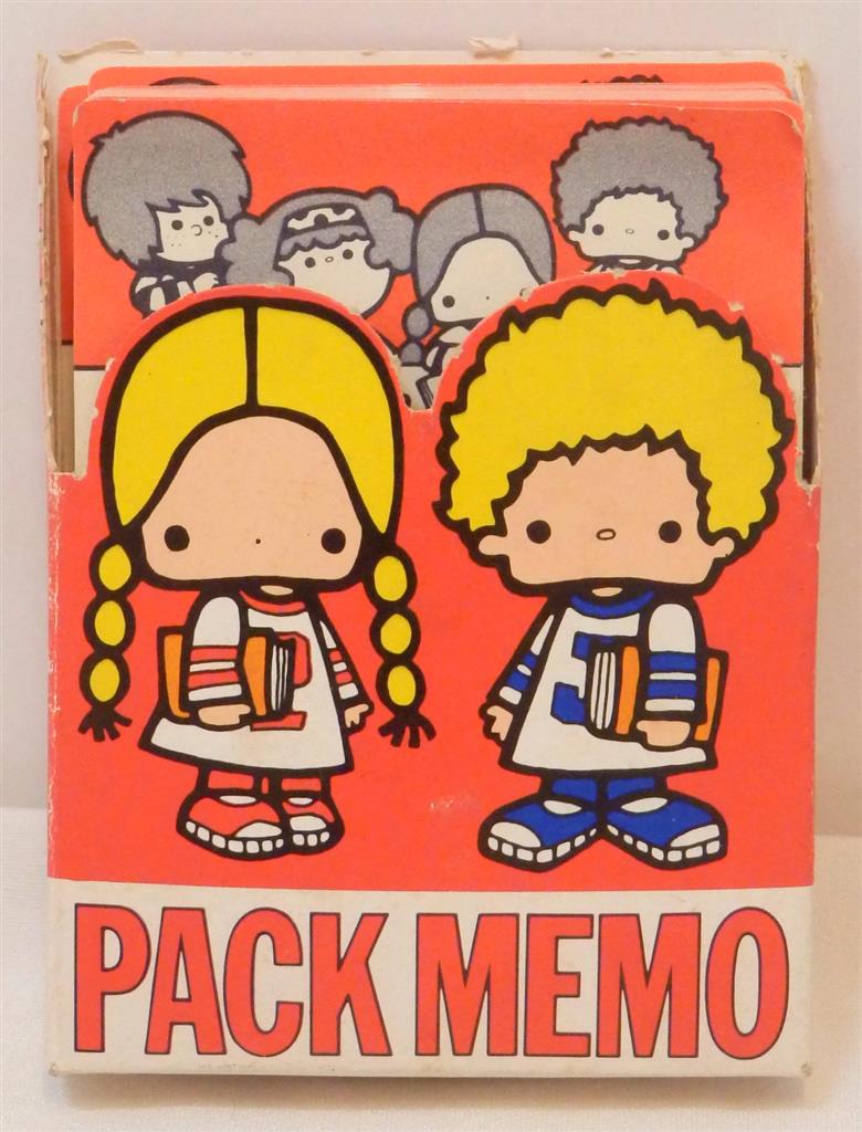 サンリオ パティ&ジミー PACK MEMO 1976年