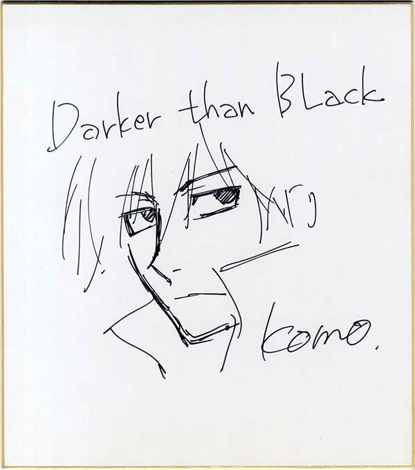 DARKER THAN BLACK 黒の契約者 小森高博氏直筆サイン付きA4ミストグラフ 銀① 15th Anniversary bones  store movic ｄ f15(コミック、アニメグッズ)｜売買されたオークション情報、yahooの商品情報をアーカイ コミック、アニメグッズ