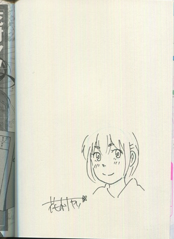 手書きイラスト（直筆）色紙 / 花村ヤソ（のひと） / 検：アニメタ！ 花村ヤソ 直筆イラストサイン本「アニメタ！」2巻