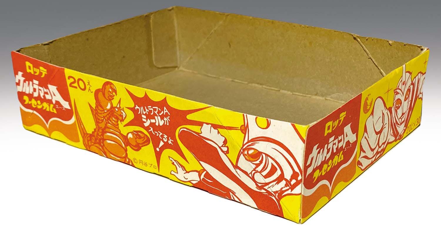 ロッテ ボールチョコ 対決ウルトラマン 空箱/お菓子 バッチ
