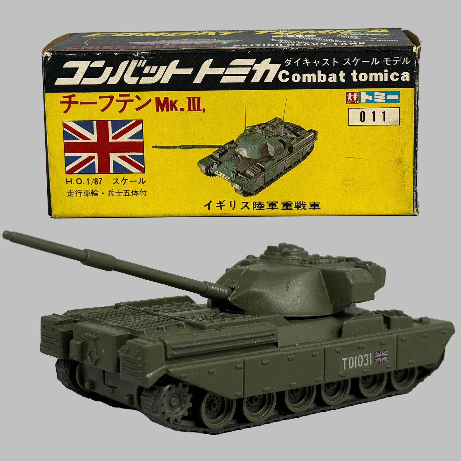 【送料無料ライン/39ショップ】 1675] コンバットトミカ 011 チーフテン Mk.? イギリス陸軍重戦車 その他