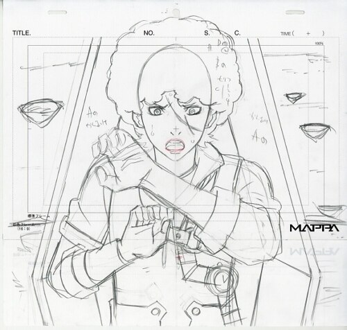 神撃のバハムート GENESIS ラフ原画 神撃のバハムート GENESIS ラフ原画