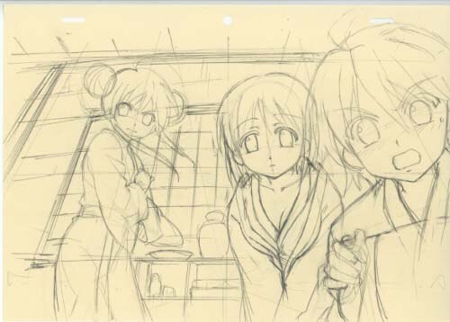 灼眼のシャナ 版権用ラフ原画