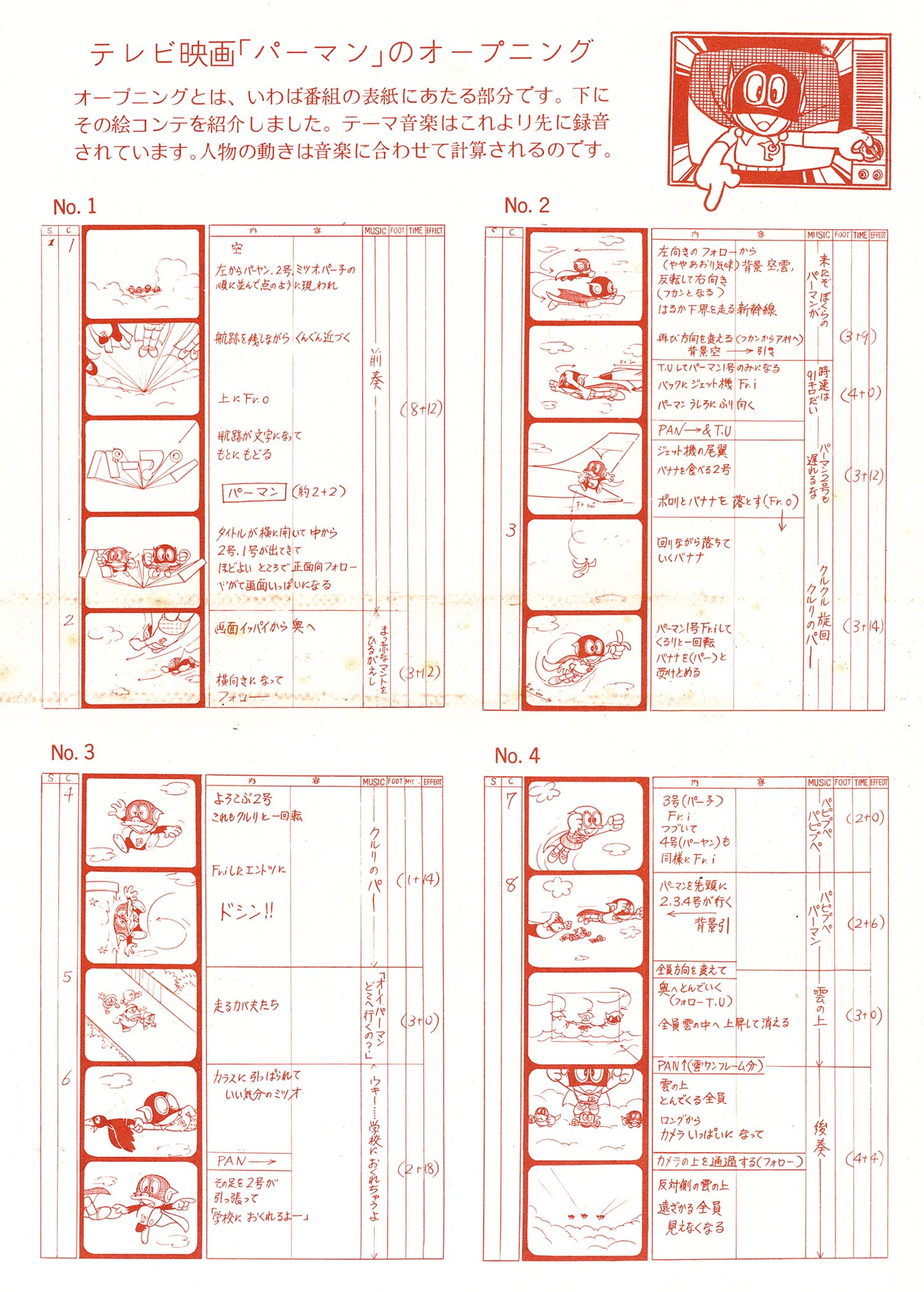 8001］ 虫コミックス/藤子不二雄「パーマン 全4巻初版セット」