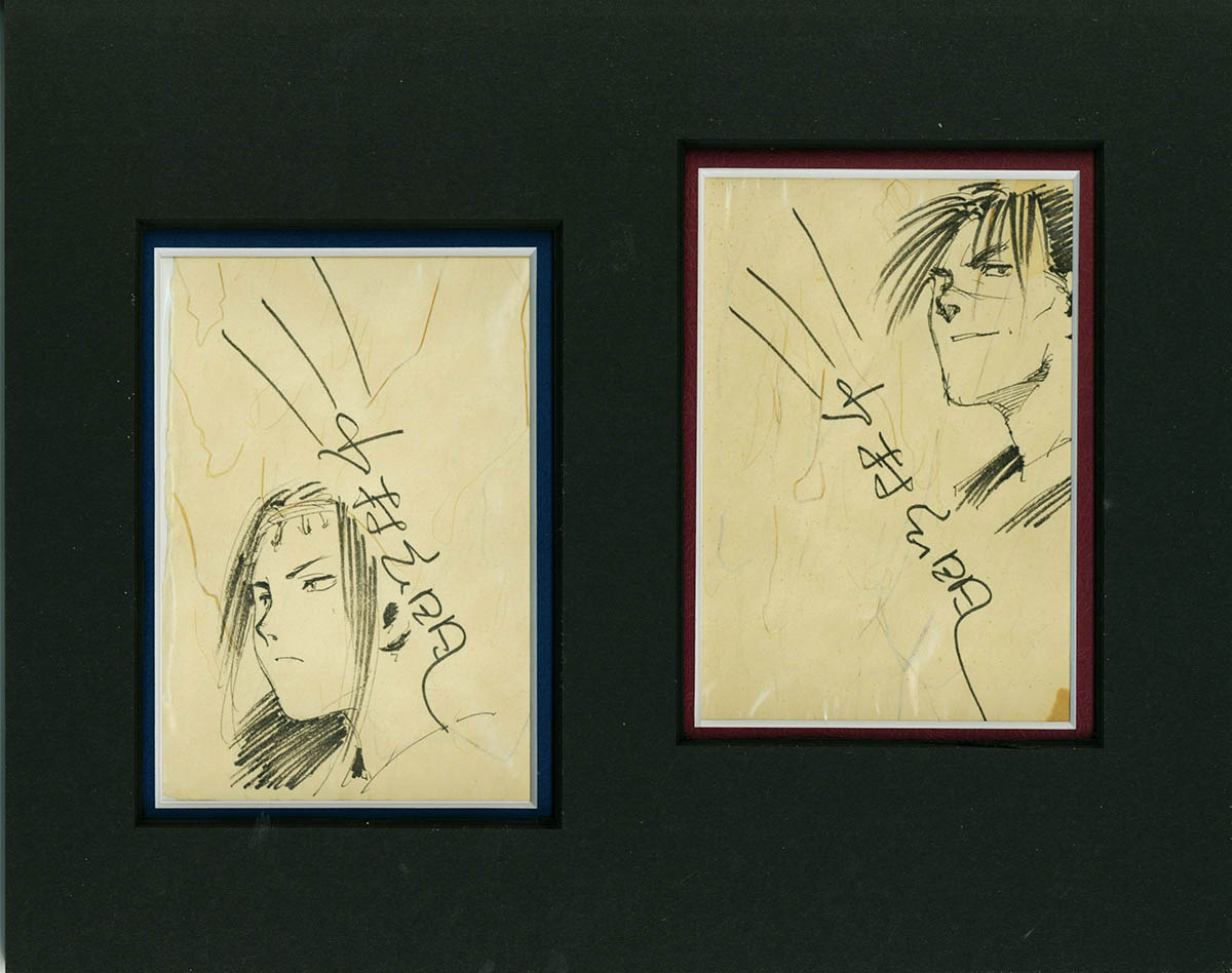 7264] 沙村広明 直筆イラスト「無限の住人」2枚