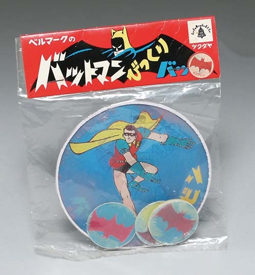 ツクダヤ/日本製 バットマンびっくりバッジ
