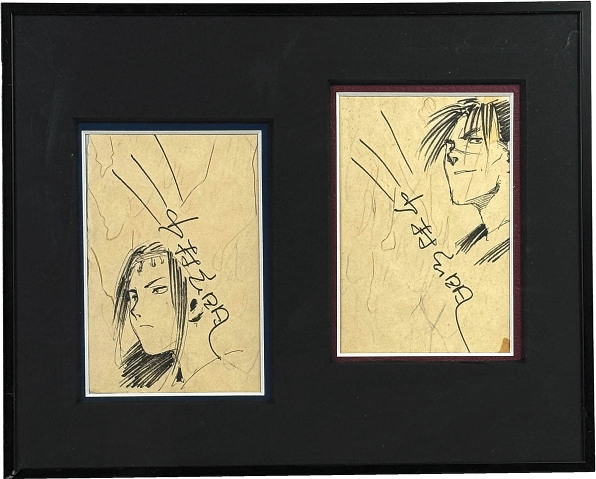 7264] 沙村広明 直筆イラスト「無限の住人」2枚