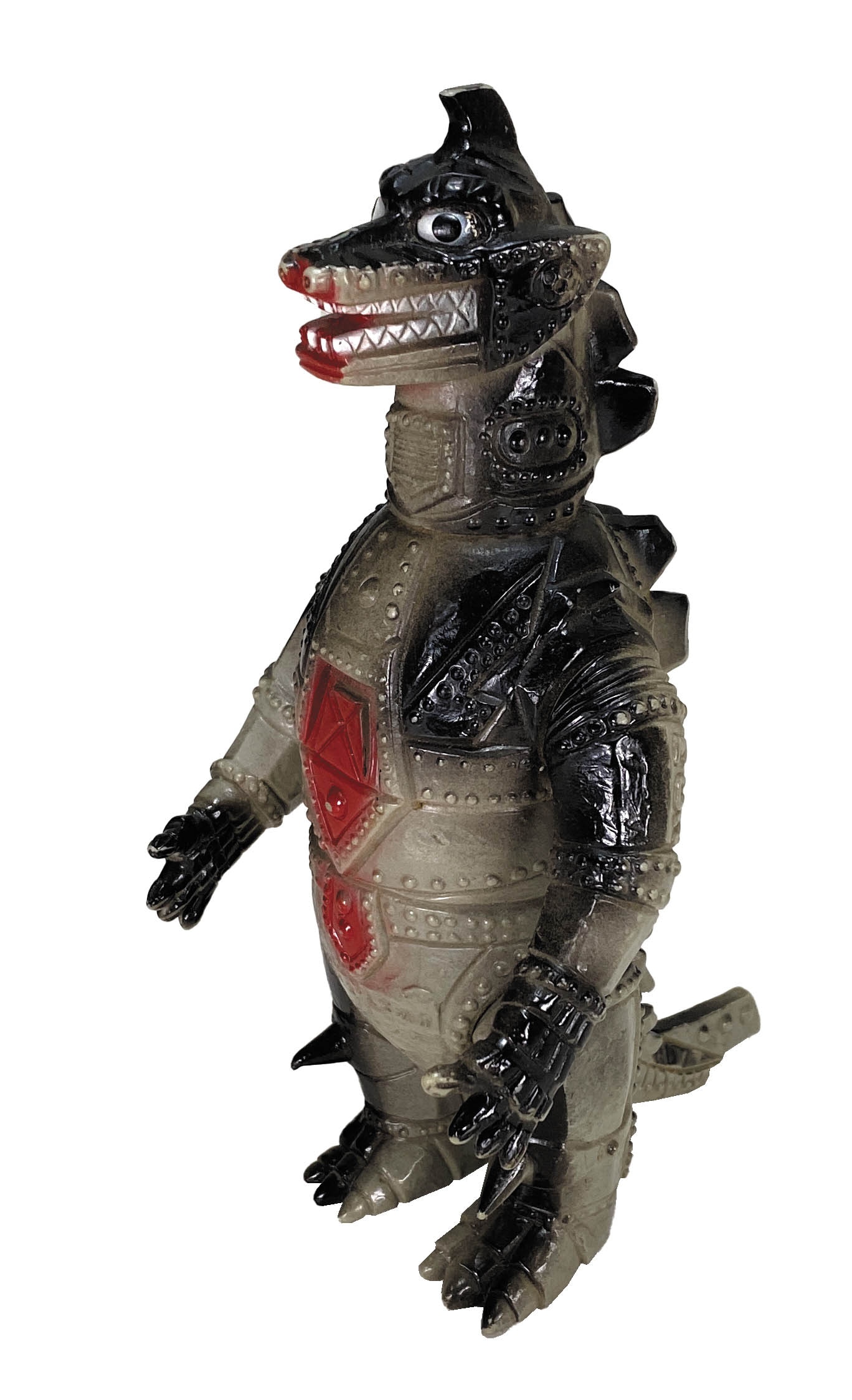 ポピー メカゴジラ キングザウルス 灰色成型 黒・赤塗装