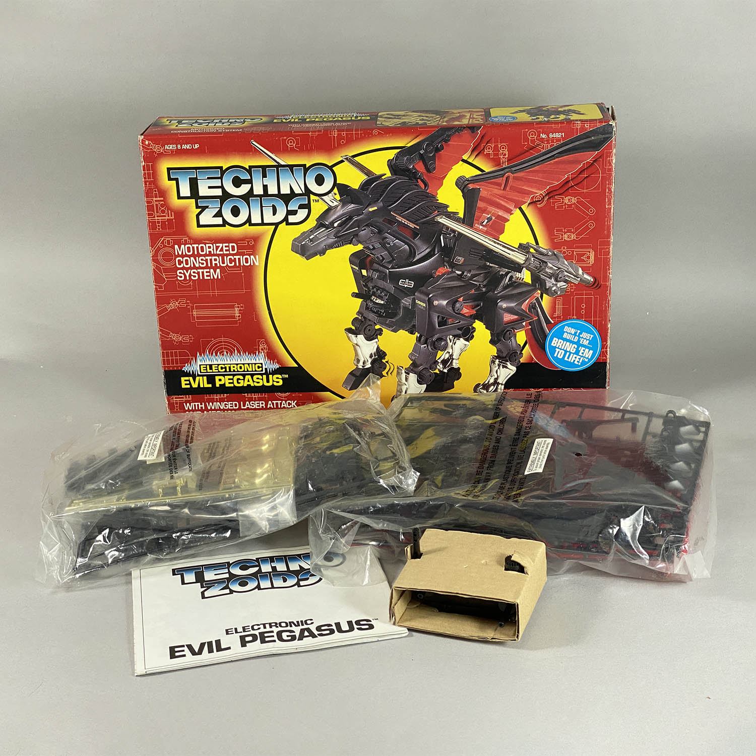 【最終】ハーモニーキングダムセイウチ 1991年 初期作品 1447] Kenner TECHNO ZOIDS EVIL PEGASUS
