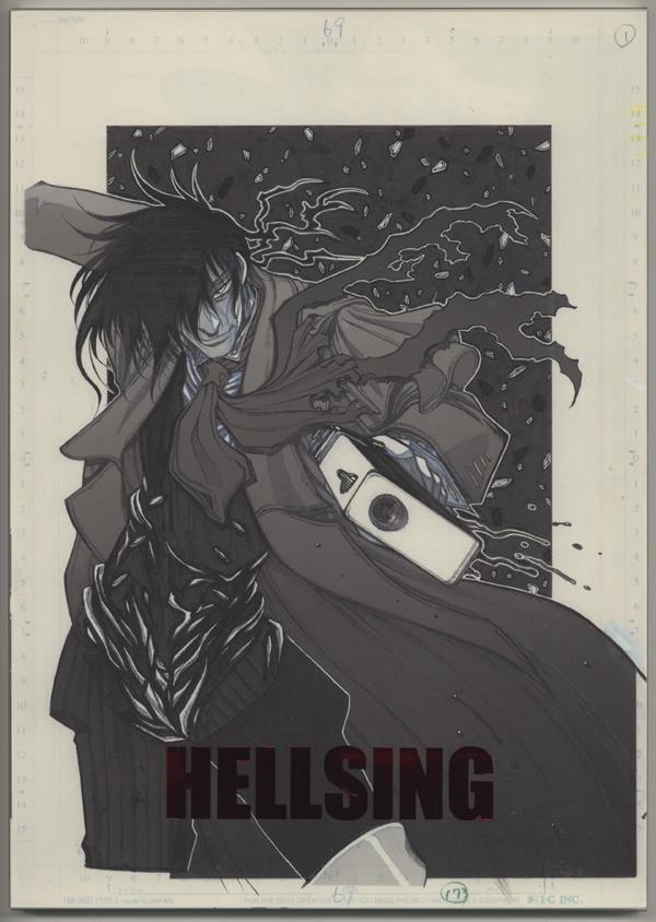 即購入可】ヘルシング HELLSING 平野耕太 複製原画 ベルナドット