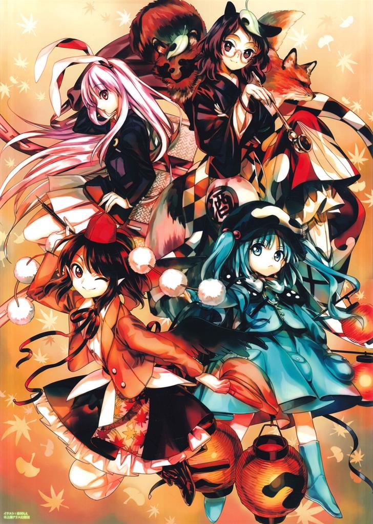 KADOKAWA 春河もえ 東方鈴奈庵 コンプエース3号連続メロンブックス購入特典 B2クリアポスター