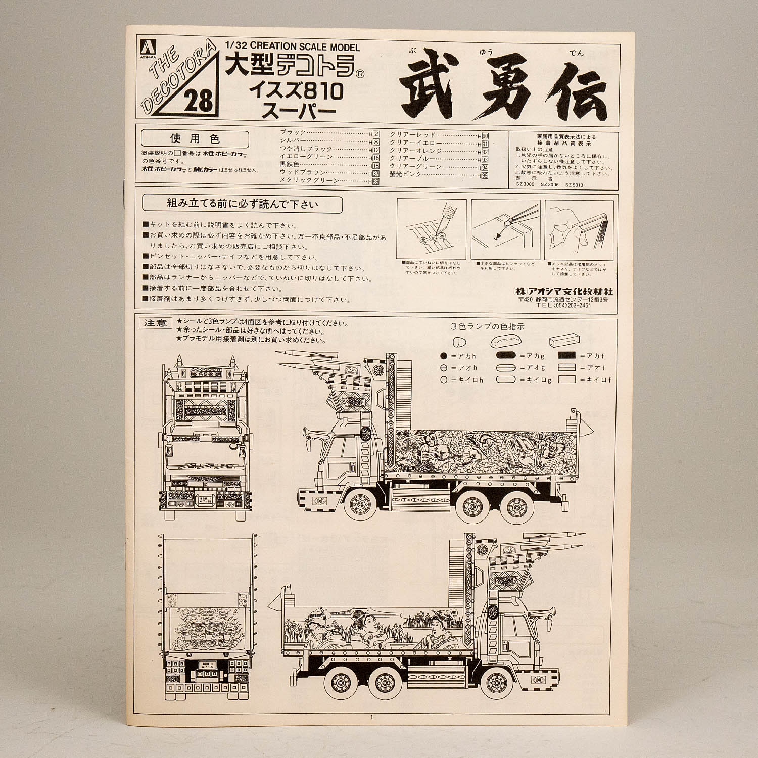 当時物 アオシマ デコトラ あぶないダンプ お銀 武勇伝 Jr