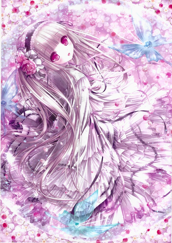 てぃんくる 版画 BIANCOSPINO WHITE A/E てぃんくる カラー複製イラスト「biancospino white」額なし