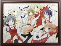 吉田すずか 直筆サイン入りカラー複製イラスト「ハクション大