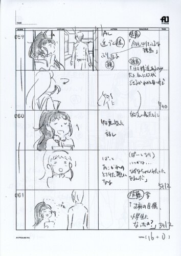 WORKING!!! 絵コンテ