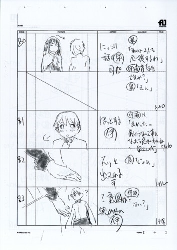 WORKING!!! 絵コンテ