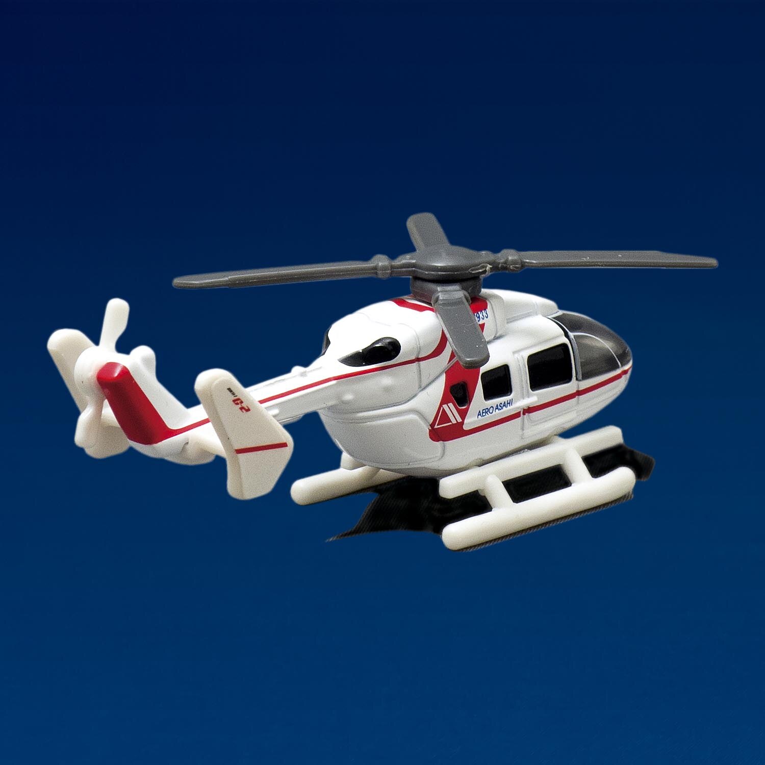 トミー 非売品 朝日航洋株式会社特注 川崎式BK117C-2型ヘリコプター