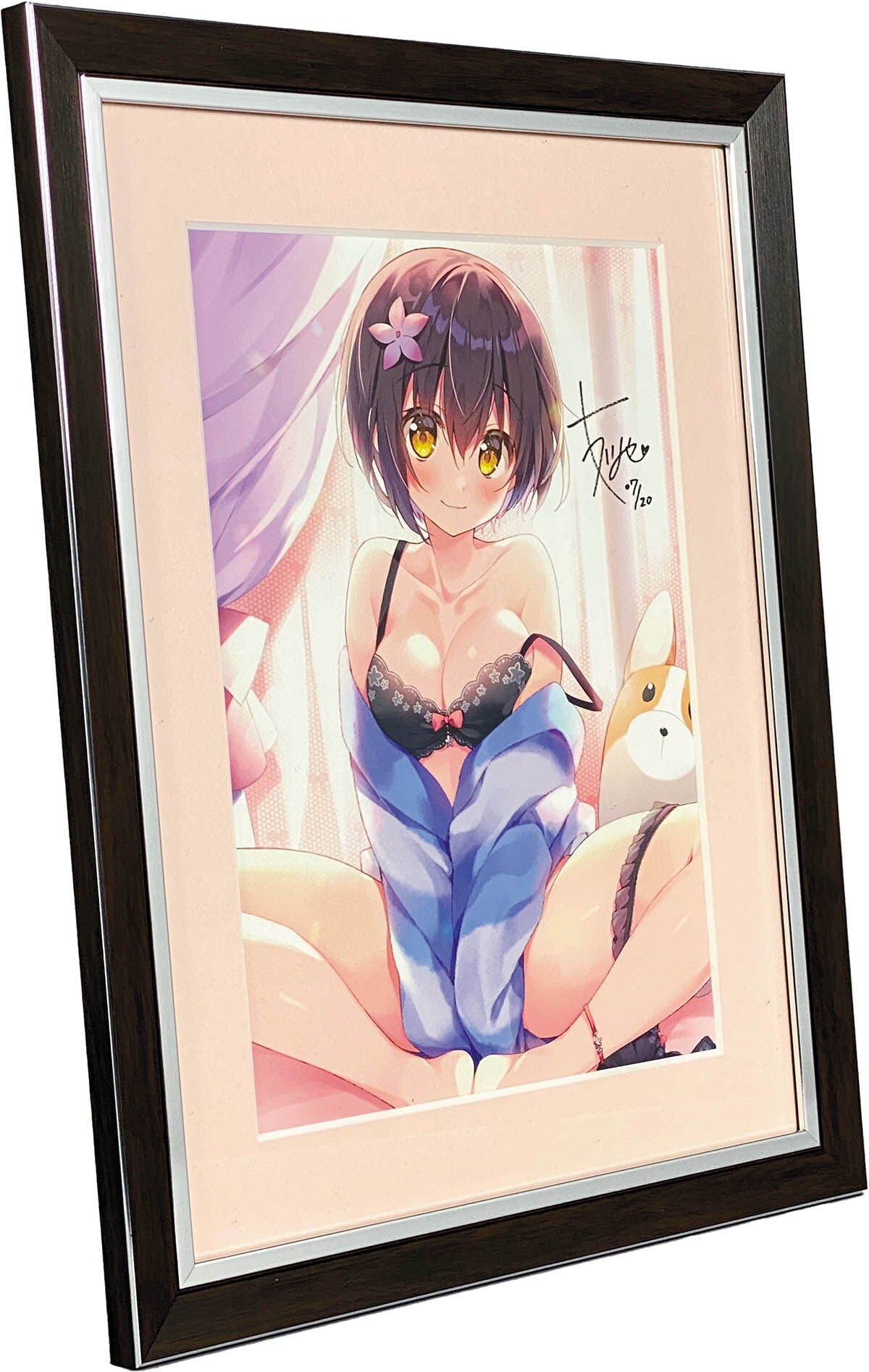 5130] すいみゃ 直筆サイン入りカラー複製イラスト「無防備」