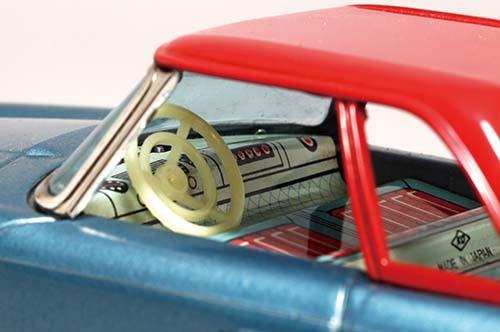 吉屋製 KOブリキ自動車 メルセデスベンツ230SL おもちゃ