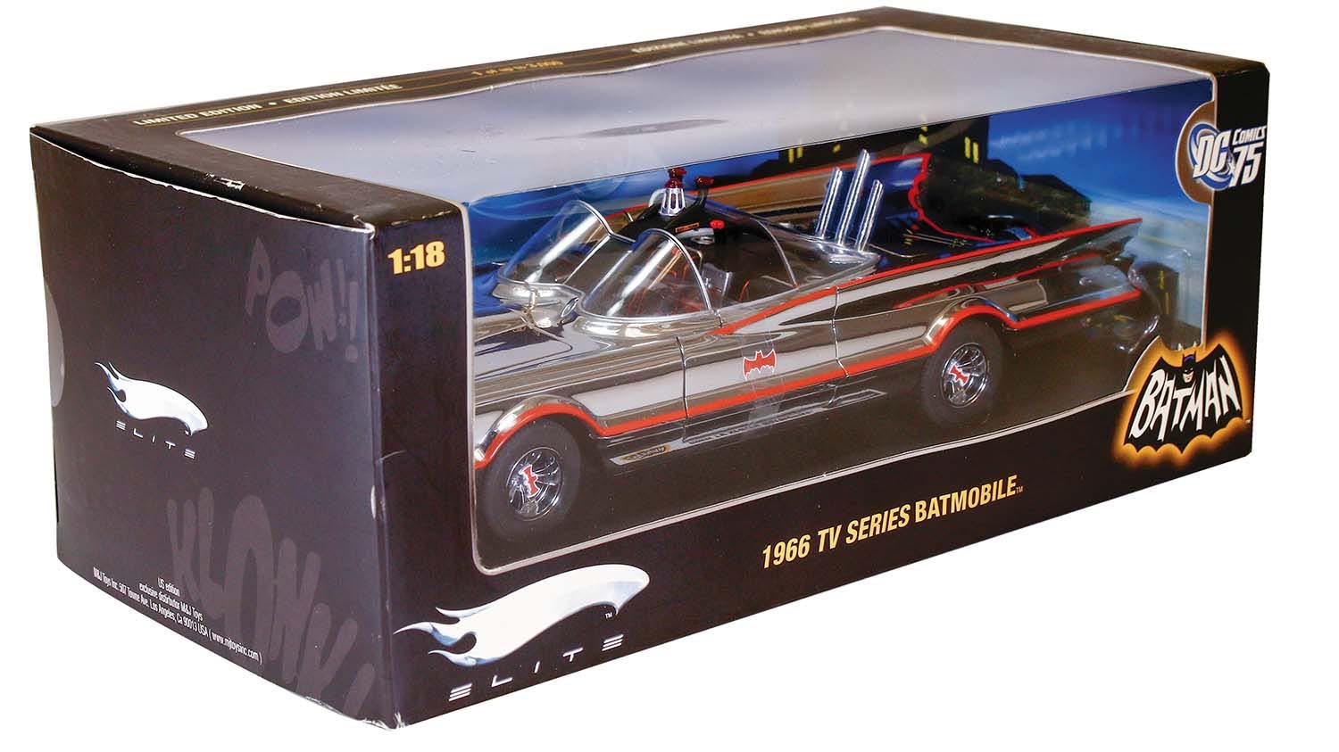 限定3000台　MATTEL 1/18 エリート バットモービル シルバーメッキ 限定3000台 MATTEL 1/18 エリート バットモービル シルバー