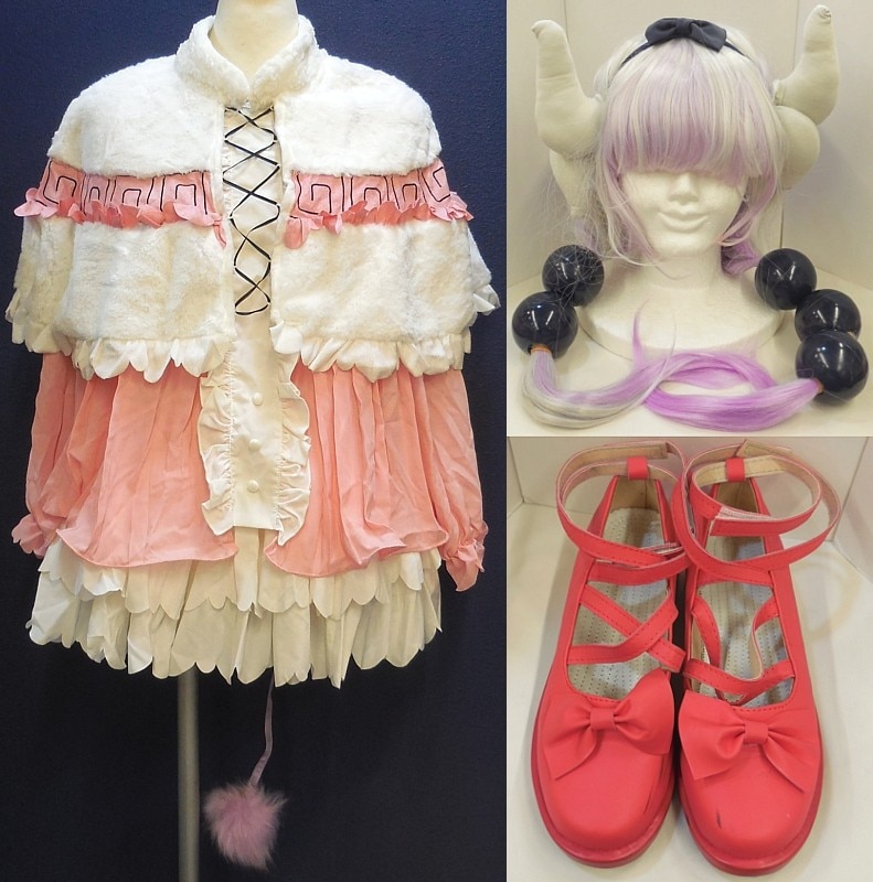 【靴付きフルセット】コスプレ カンナカムイ クリスマス マッチ売りの少女 XL 小林さんちのメイドラゴン/カンナカムイ/ウィッグ・靴付き/衣装