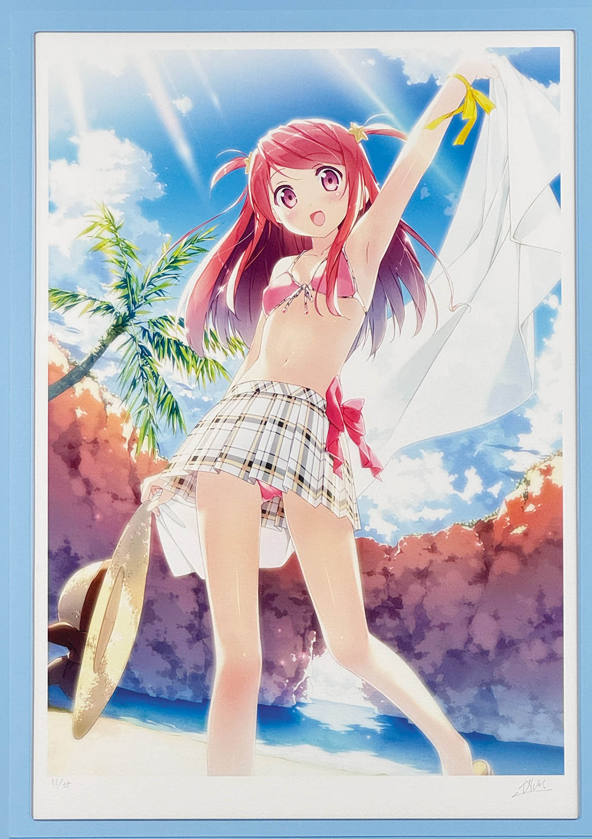 3152] カントク 直筆サイン入りカラー複製イラスト「FIGURE ON