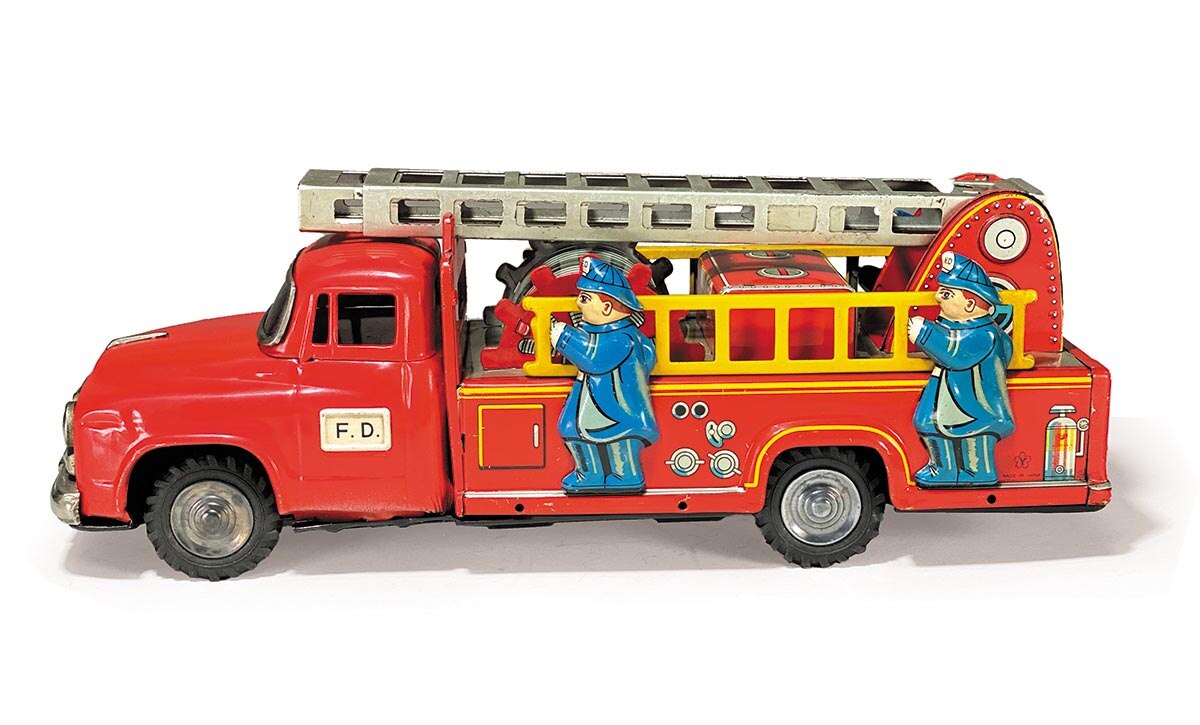 1103］ 米澤玩具 ボンネットタイプ消防車N.58