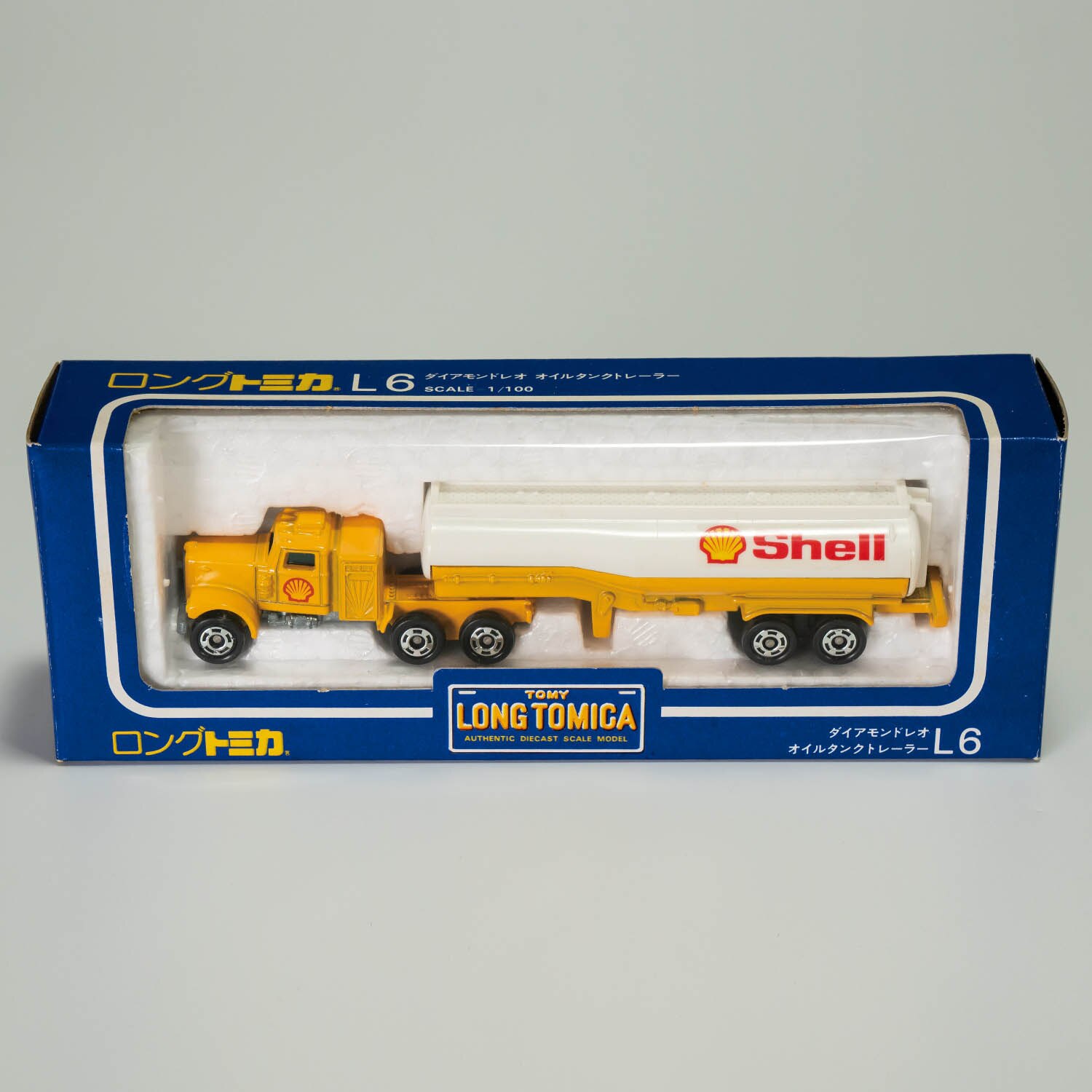 トミー ダイアモンドレオ オイルタンクトレーラー キャブ黄/Shell