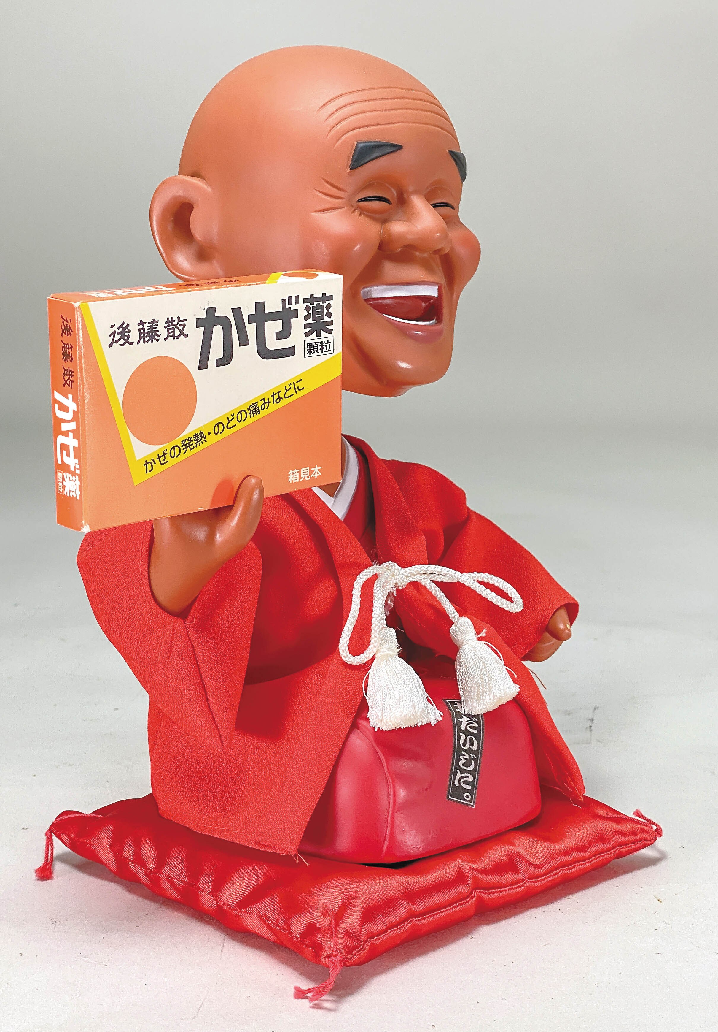 うすき製薬 後藤散人形 三遊亭圓右 後藤散かぜ薬 店頭宣伝用