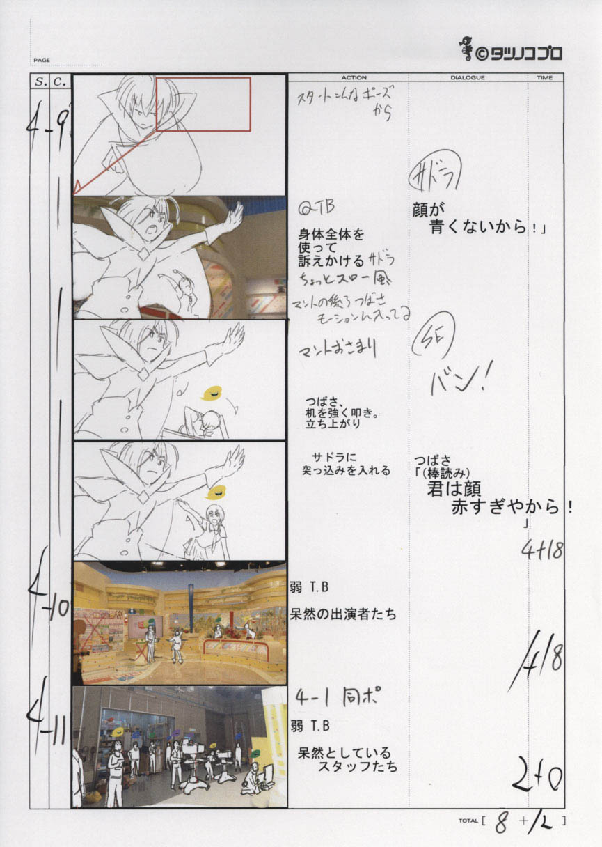 ガッチャマン クラウズ インサイトno 3 絵コンテ 設定 制作素材