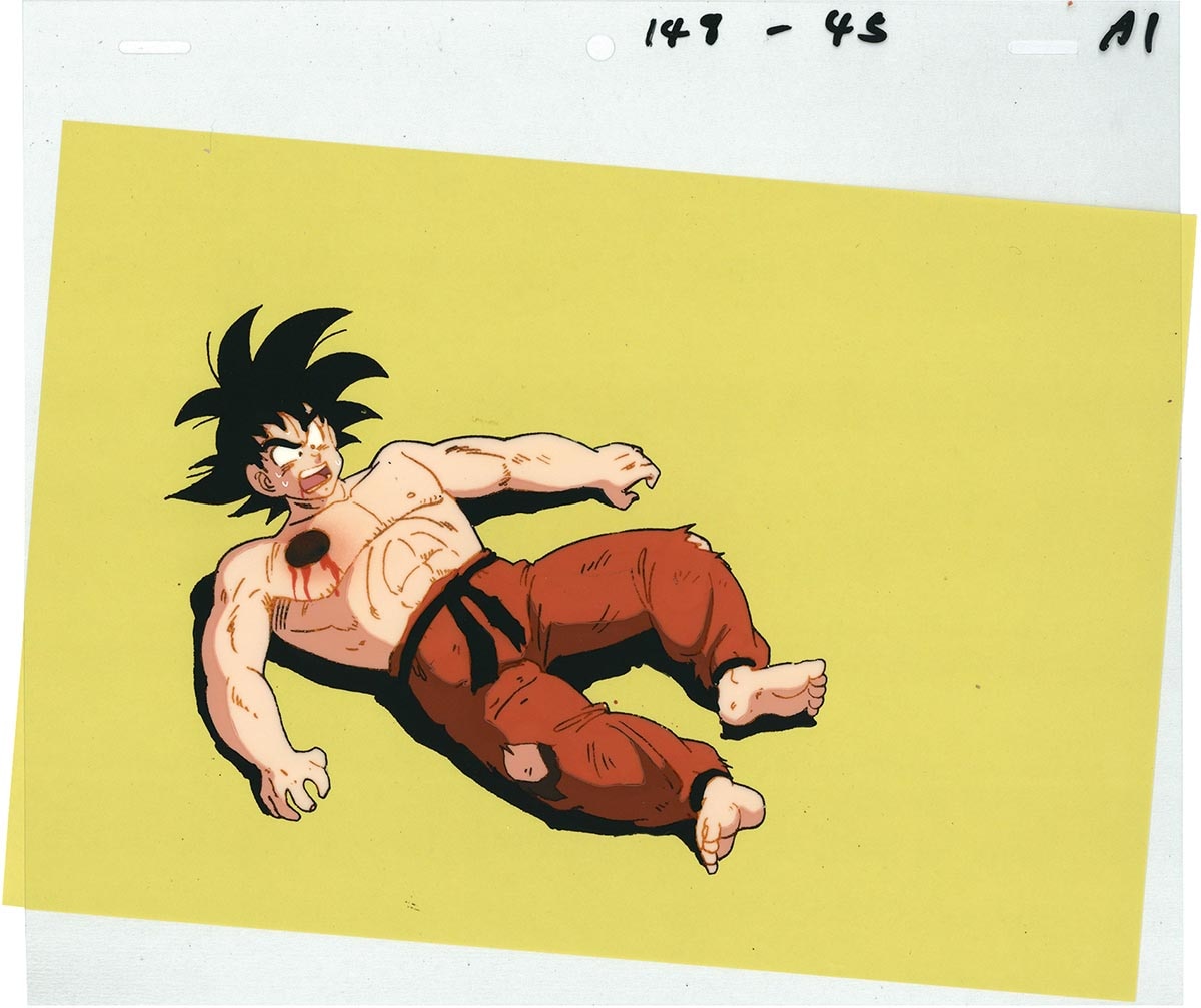 Goku セル画 手書きメモ付き Dragon Ball Z Cel / Son Goku