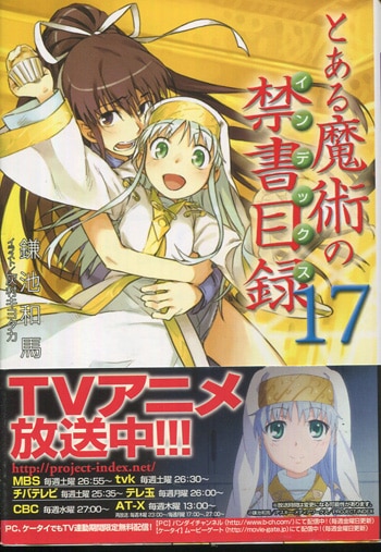 鎌池和馬 直筆サイン本 とある魔術の禁書目録 17巻