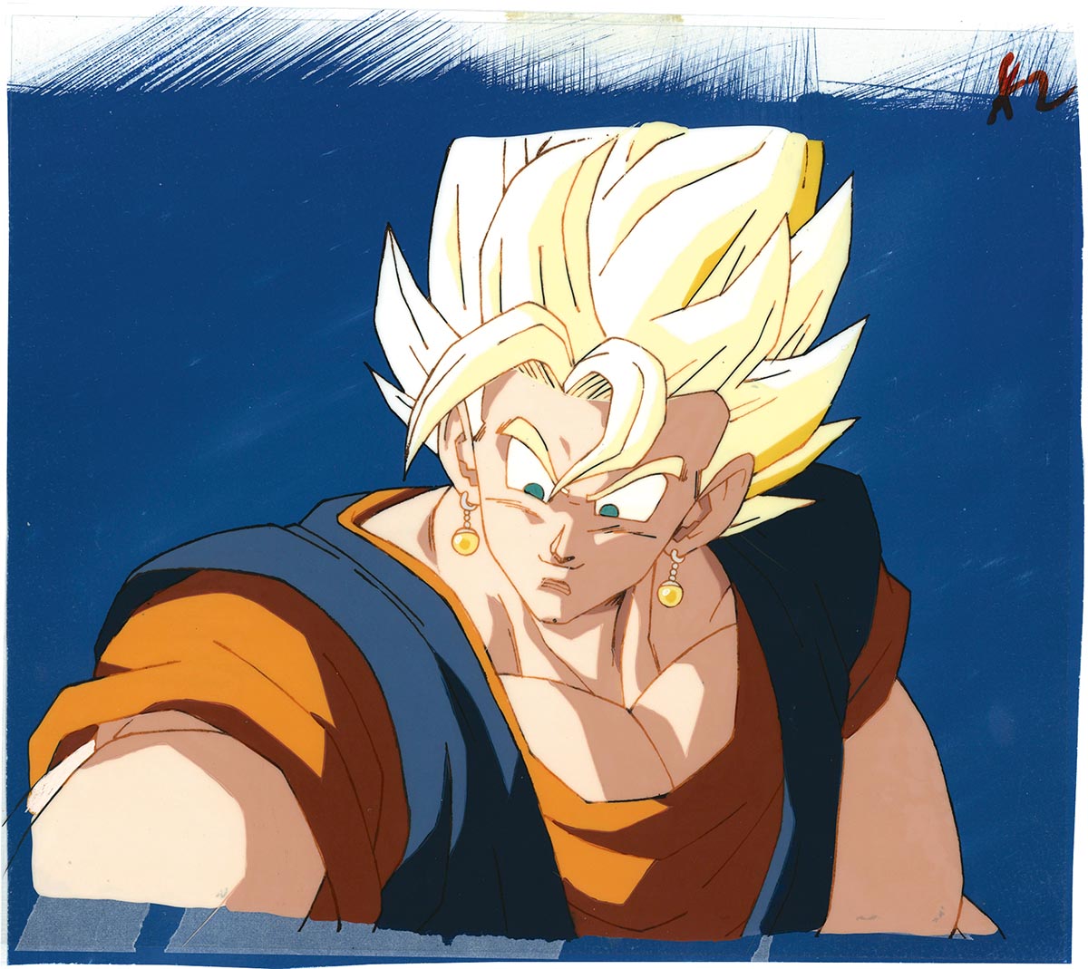 ドラゴンボールZ アニメ セル画 ベジット ドラゴンボールZ セル画 ベジット 直筆背景には｜Yahoo!フリマ