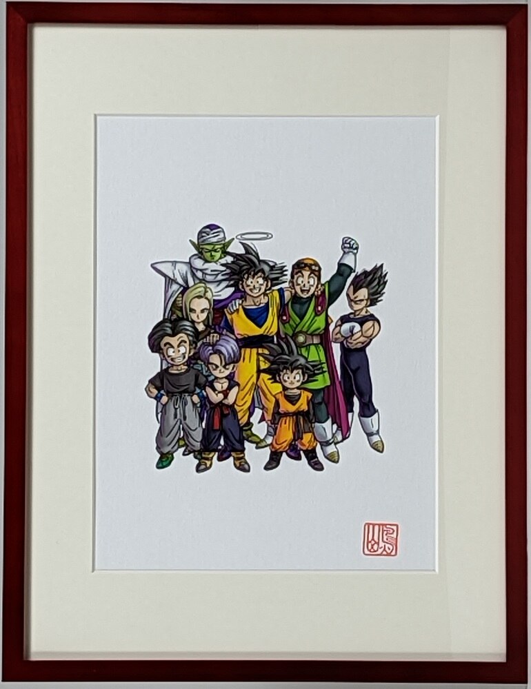 鳥山明　ドラゴンボール　表紙用イラスト　ポスター 1985年　WJ 30号 鳥山明 ドラゴンボール 表紙用イラスト ポスター 1985年 WJ 30号