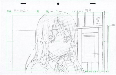 けいおん！ 描き下ろし生動画【秋山澪 けいおん 描き下ろし生動画 秋山澪 原画｜Yahoo!フリマ（旧