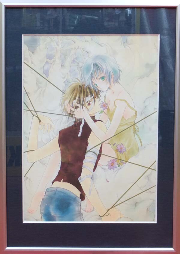 ③あづみ冬留 複製原画 保証書付き あづみ冬留カラー複製イラスト(OG-3823)