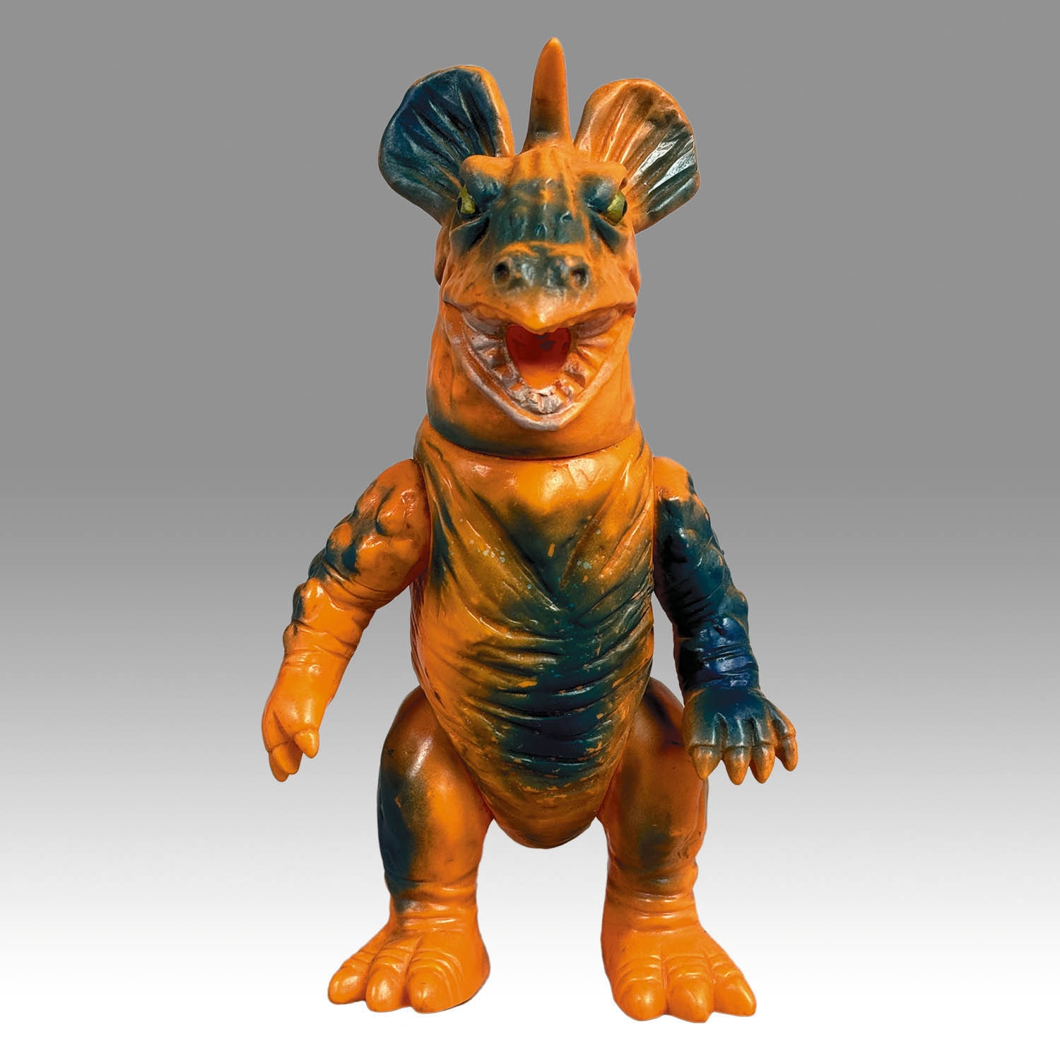 Fire-breathing dinosaur, primitive Kaiju Series, one horn