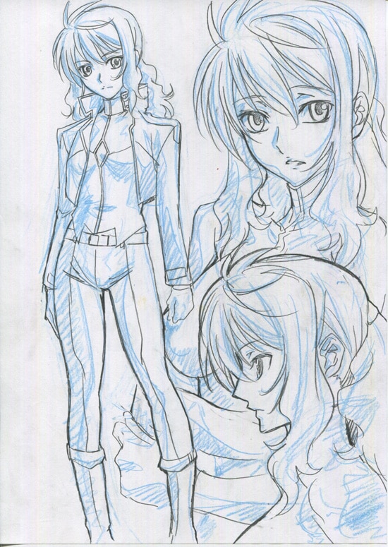 土代昭治 直筆イラスト