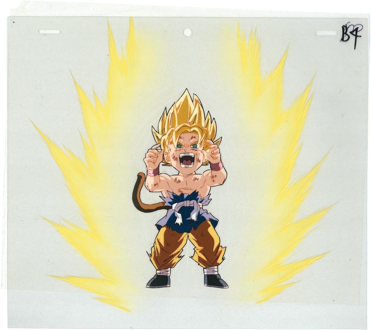 Goku セル画 手書きメモ付き Dragon Ball Z Cel / Son Goku
