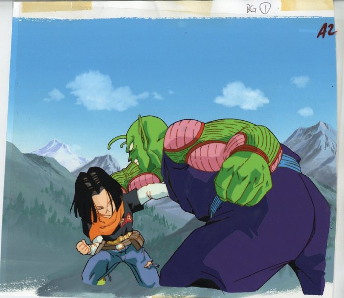 陰山織物謹製 ドラゴンボール ドラゴンボールZ 人造人間17号 セル画
