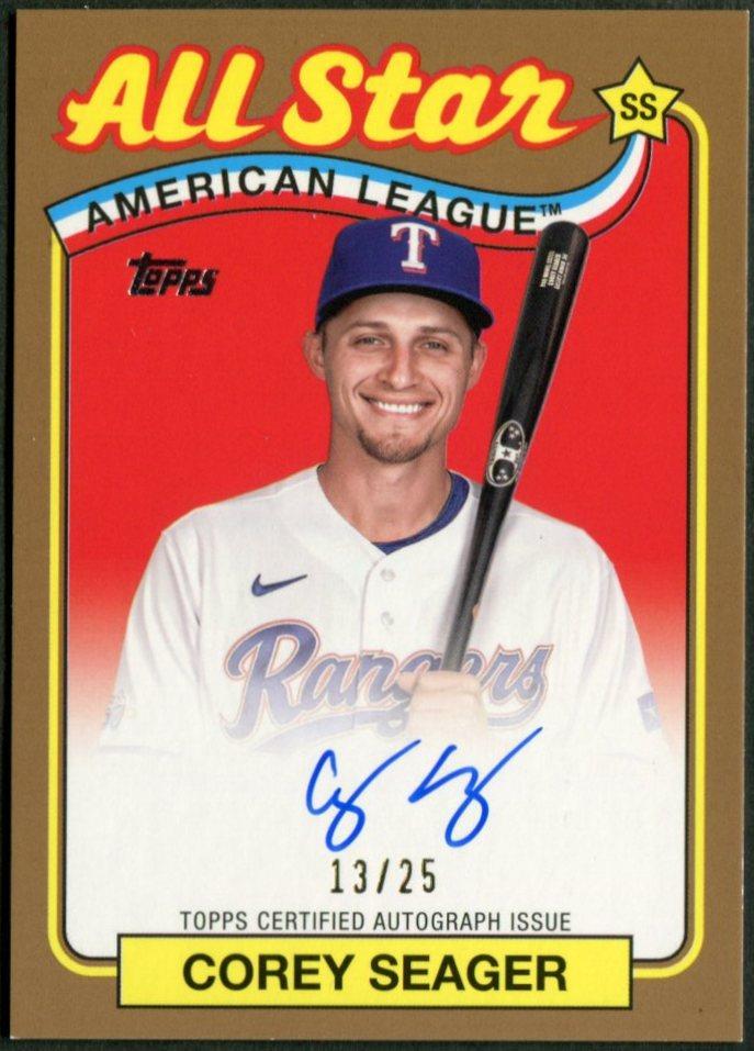 セット】COREY SEAGER コーリー・シーガー 直筆サイン topps