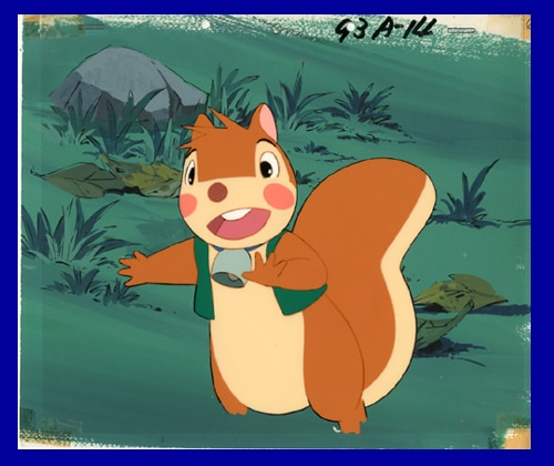 シートン動物記 りすのバナー