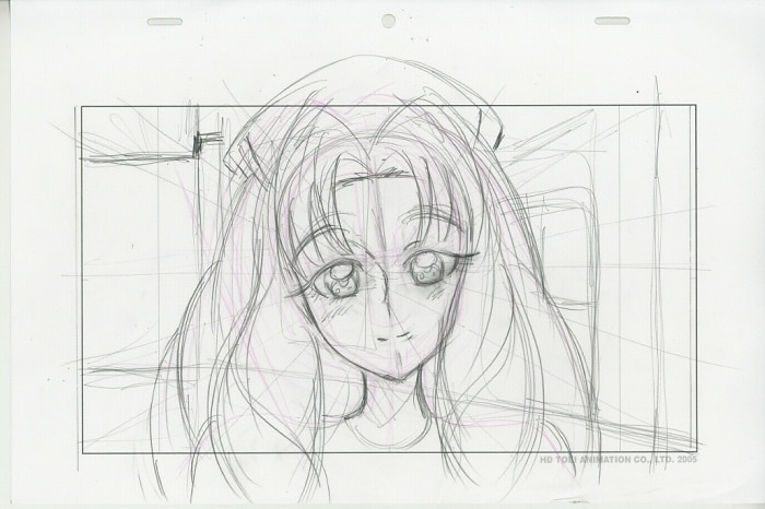 Go プリンセスプリキュア ラフ原画