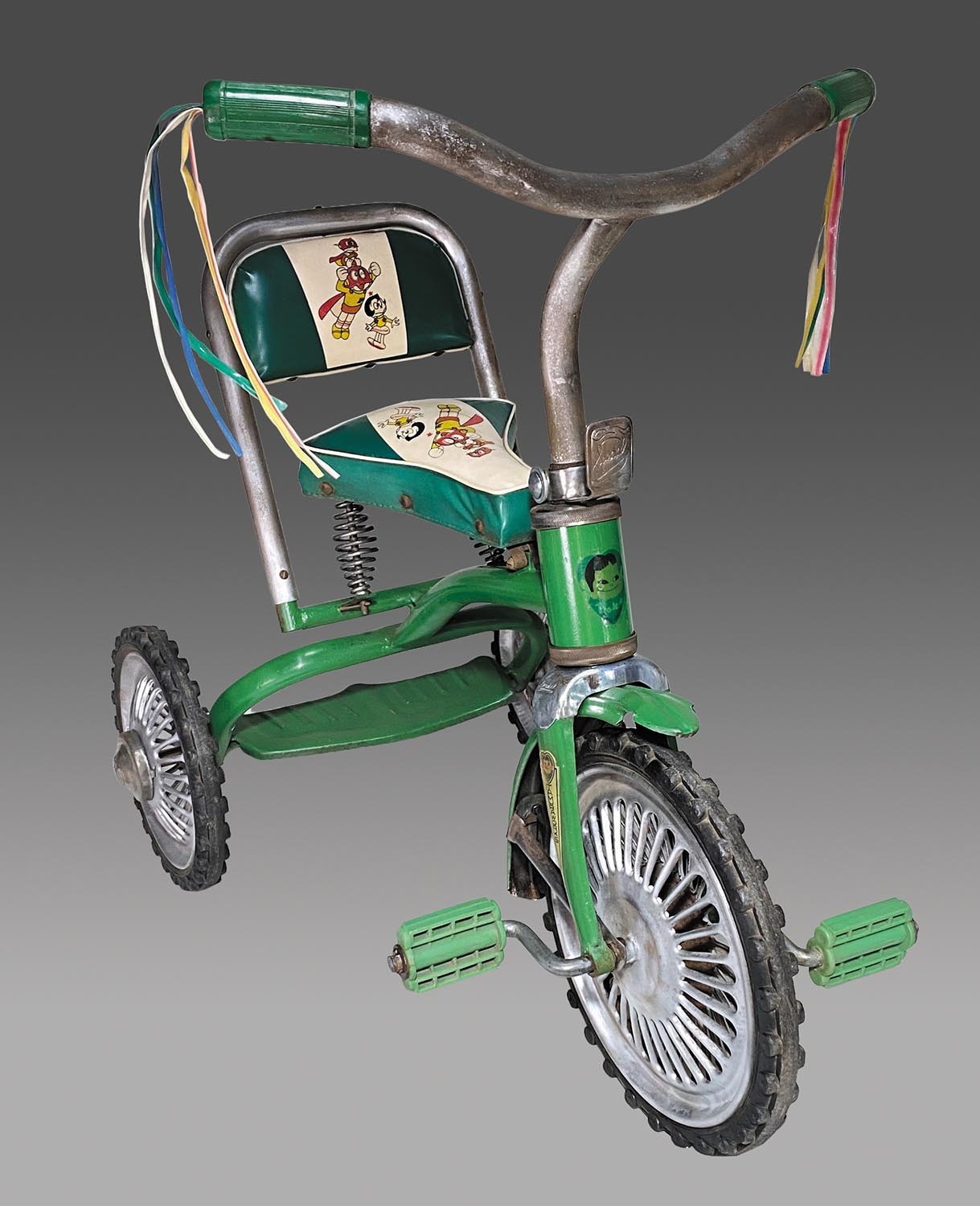 パーマン　ブリキ　三輪車 1079］ パーマン三輪車
