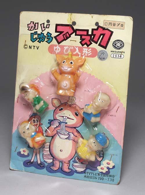 ソフビ 指人形 増田屋 ブースカ 当時物 - 約7cm 1⁄20希少品 人形 