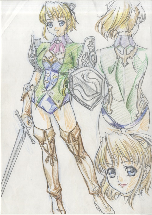 Terios まじかるカナン 柊ちはや 土代昭治 直筆イラスト＆サイン色紙