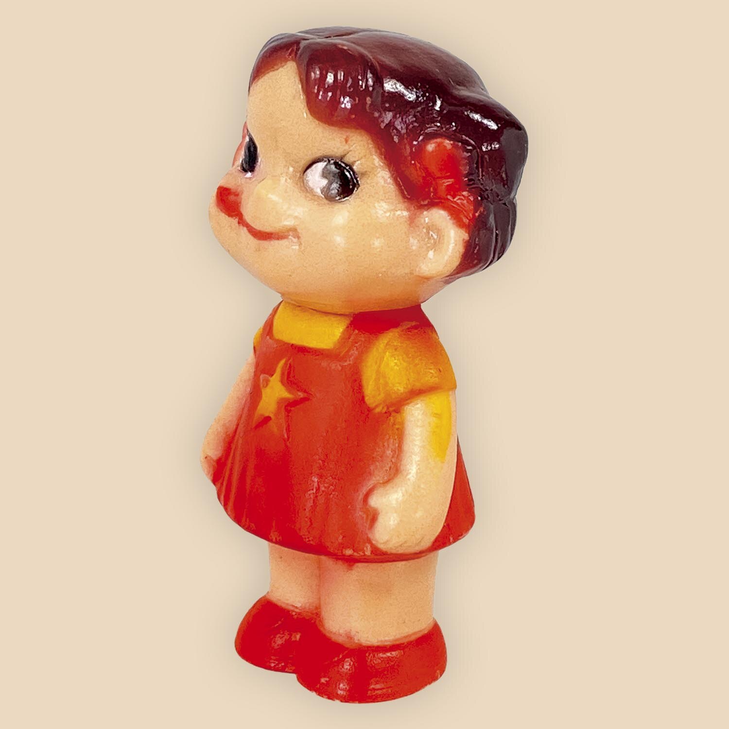 300体限定】 16日まで出品 ペコちゃん 星 ソフビ 星ペコ 300体限定