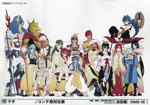 マギ　初期設定資料集　201枚 マギ 初期設定資料集8 練紅明・練白龍など - メルカリ